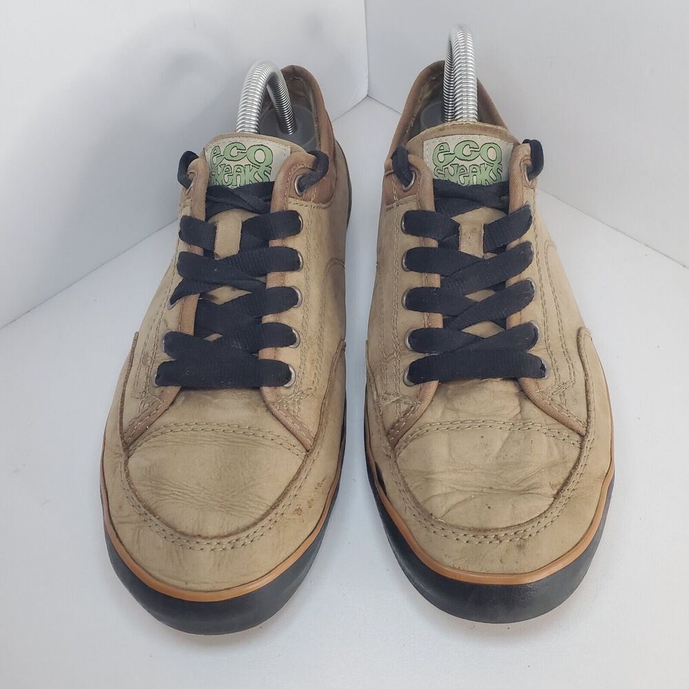 Simple Brand Leather Eco Sneaker Original Skate Shoe Mens Size 9.5 Brown Street